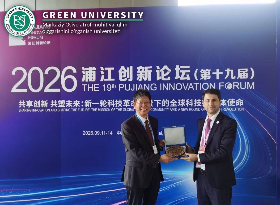GREEN UNIVERSITY REPRESENTATIVE PARTICIPATES IN INTERNATIONAL FORUM.
