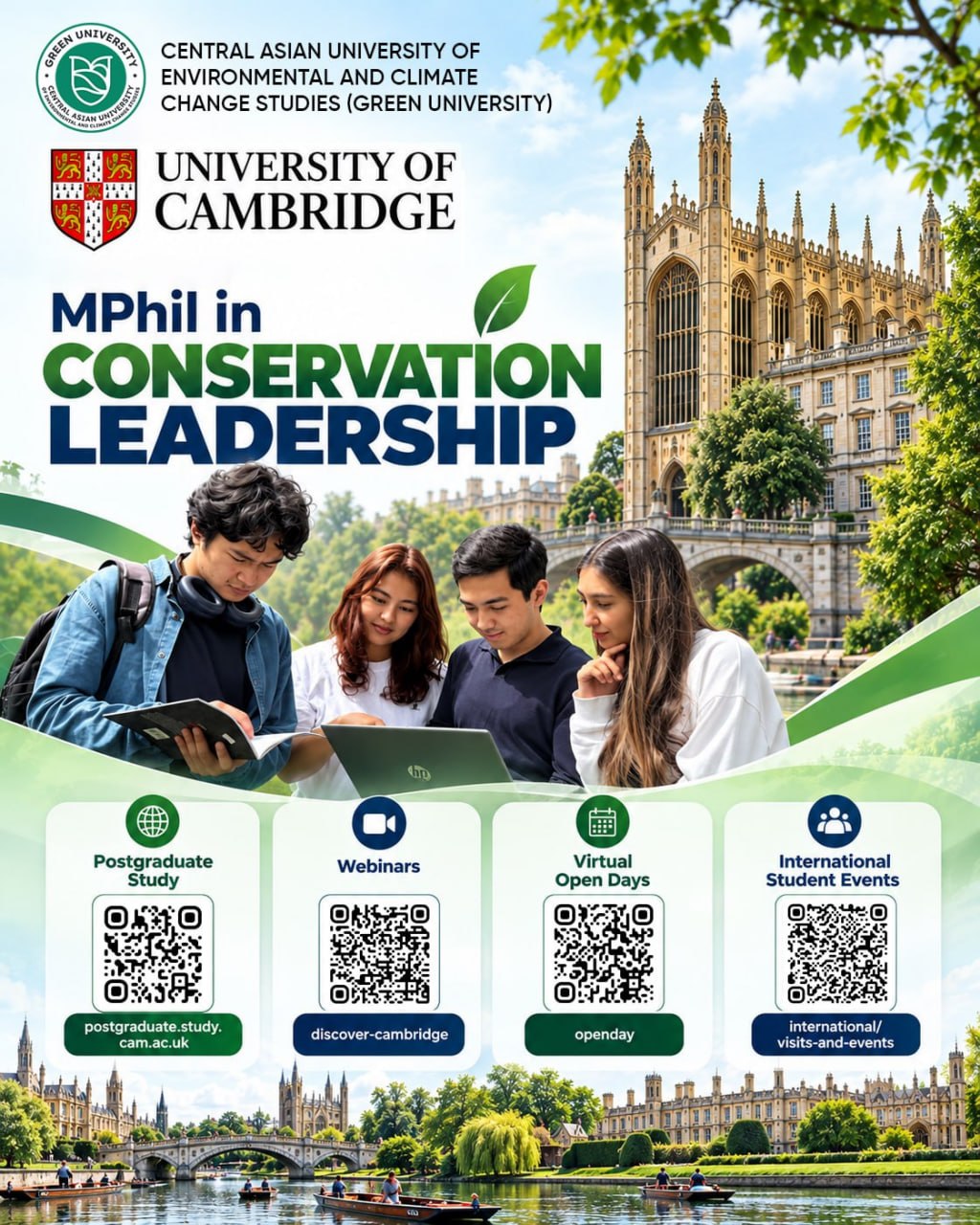 CONSERVATION LEADERSHIP: AN INTERNATIONAL POSTGRADUATE STUDY OPPORTUNITY AT THE UNIVE…