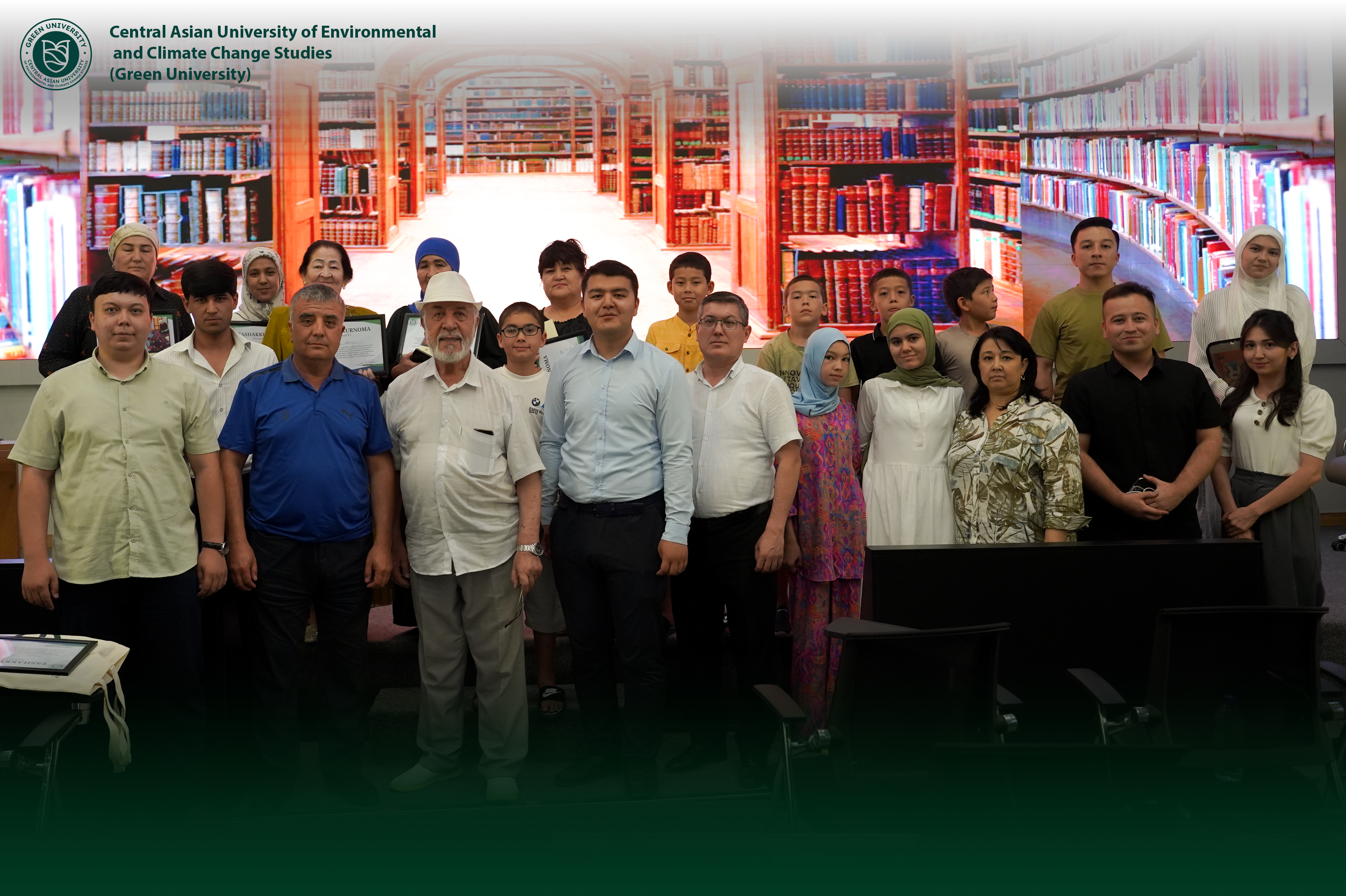 A reading promotion event was held at Green University
