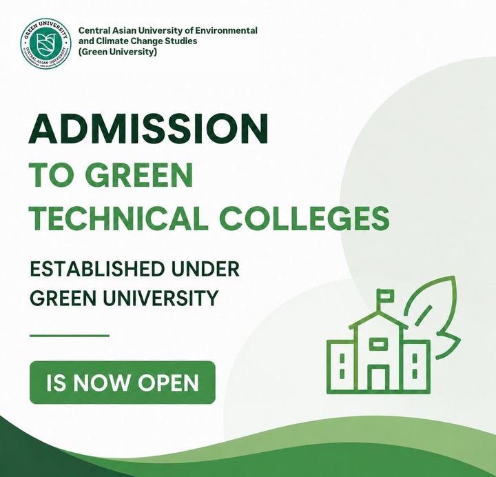 GREEN UNIVERSITY HUZURIDA OCHILGAN YASHIL TEXNIKUMLARGA QABUL DAVOM ETMOQDA