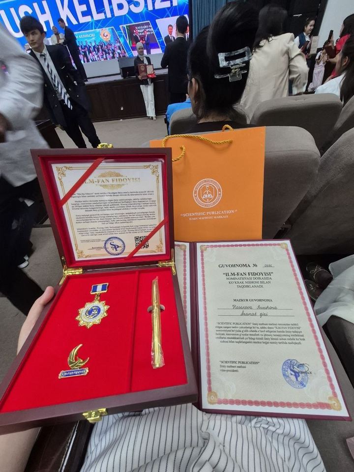 Green University Student Receives Recognition
