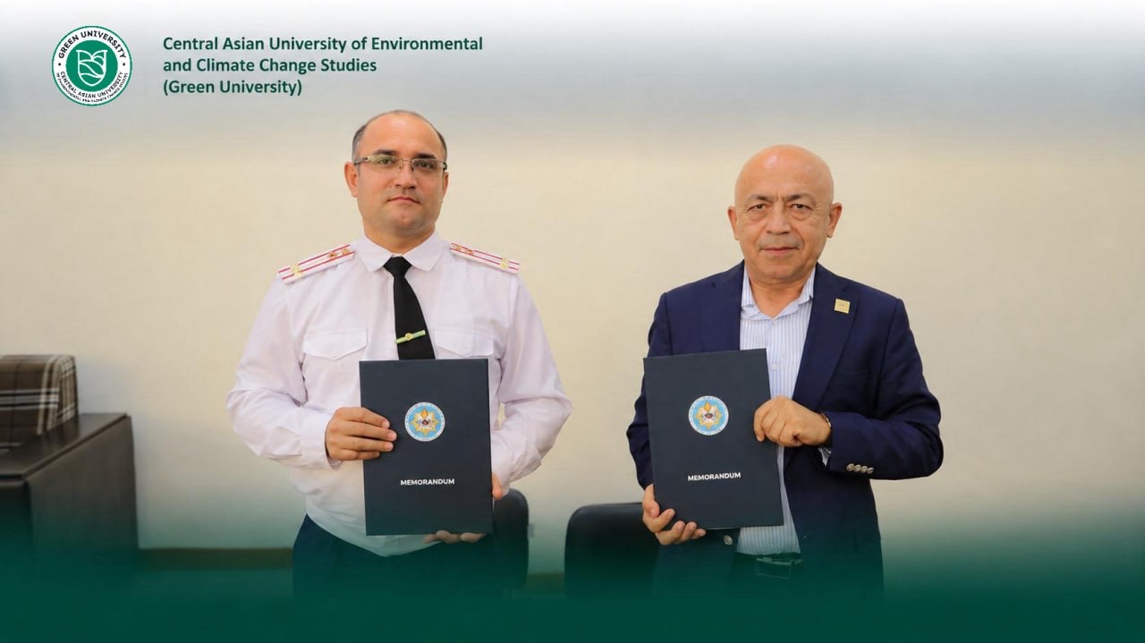 Green University and the Academy of Emergency Situations Sign MoU