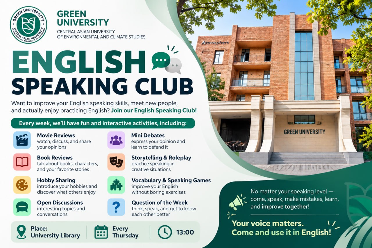 ENGLISH SPEAKING CLUB.